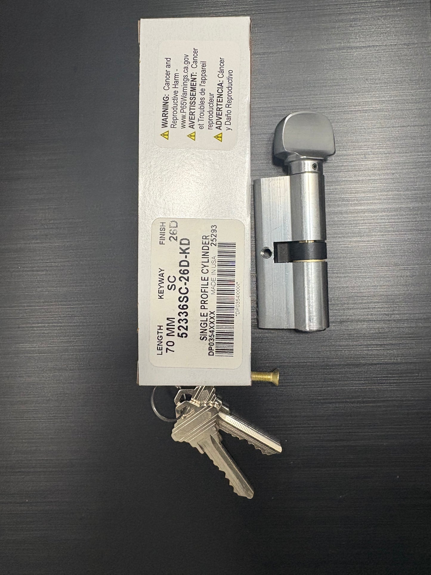 Ilco Profile lock with Schlage keyway