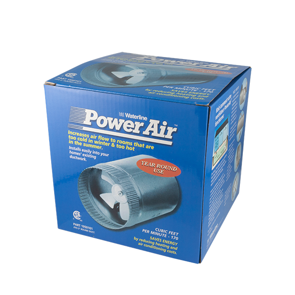 Power Air 5” duct booster fan 1950101