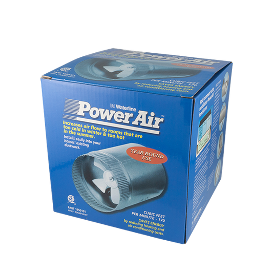 Power Air 5” duct booster fan 1950101