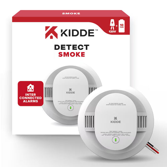 Kidde Smoke Alarm, 10-Year Battery Powered 20SD10-CA