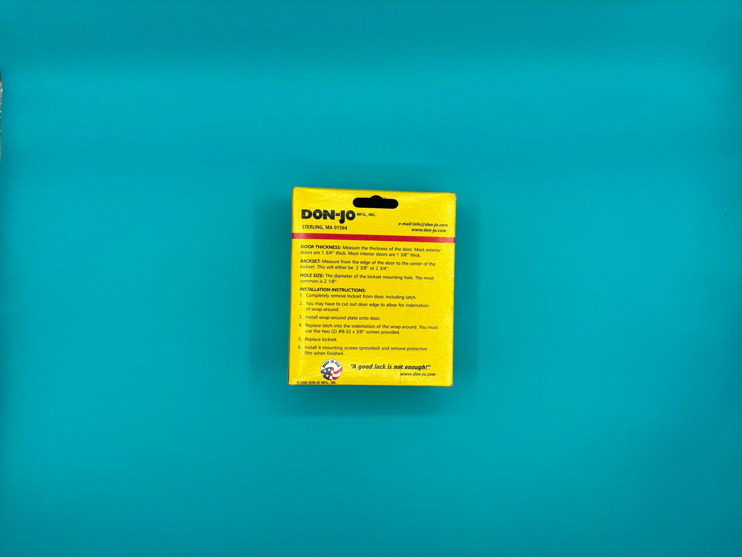 Don-Jo Single Hole Wrap Around (81/61-S-CW)